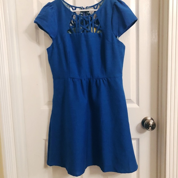 Anthropologie Maeve Blue Dress Size 10 - Picture 3 of 5